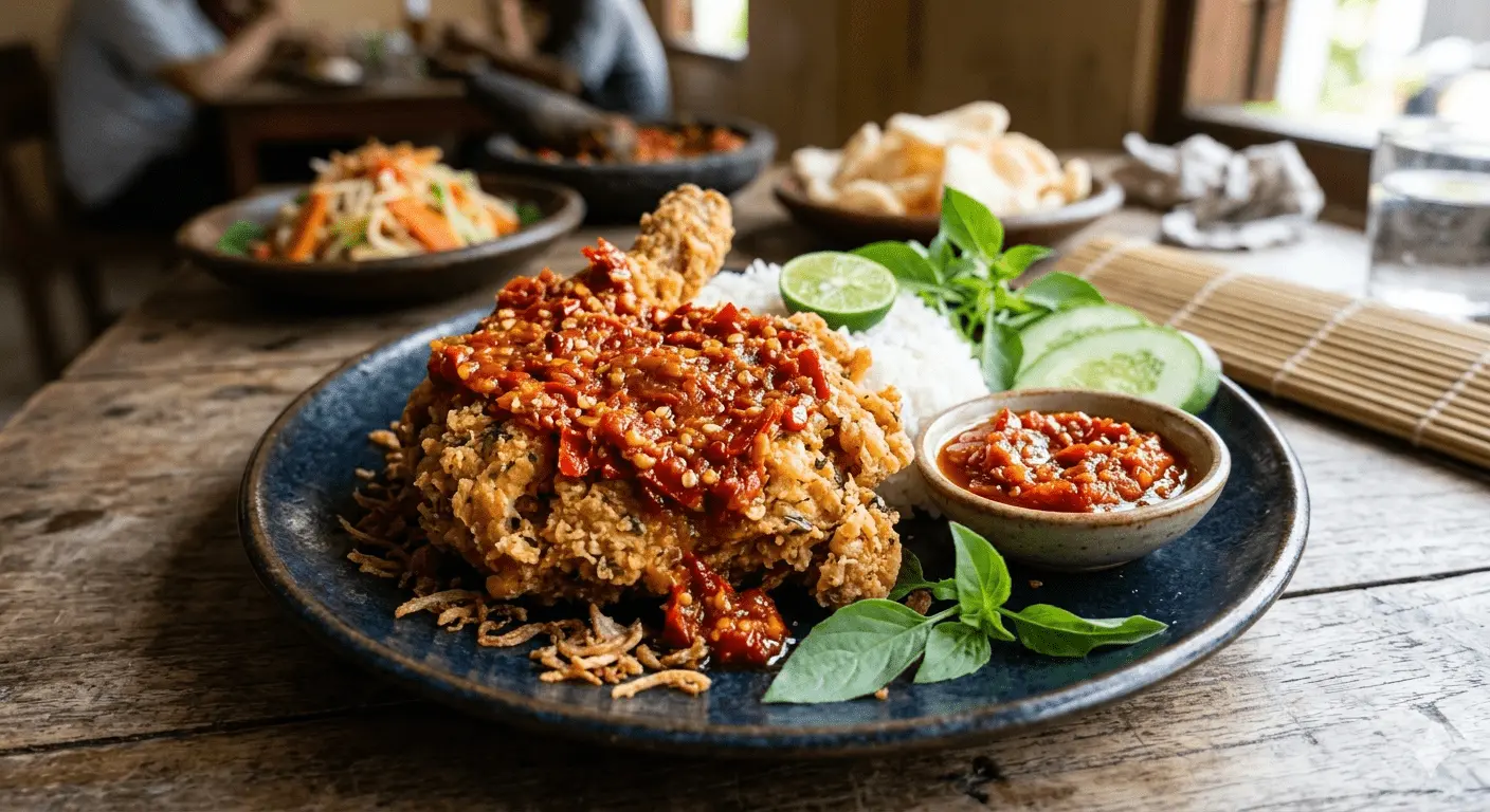 Resep Ayam Geprek Crispy Super Renyah dan Sambal Pedas Mantap