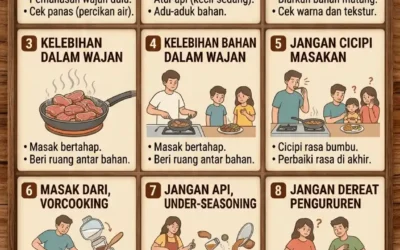 15 Kesalahan Memasak yang Sering Dilakukan Pemula