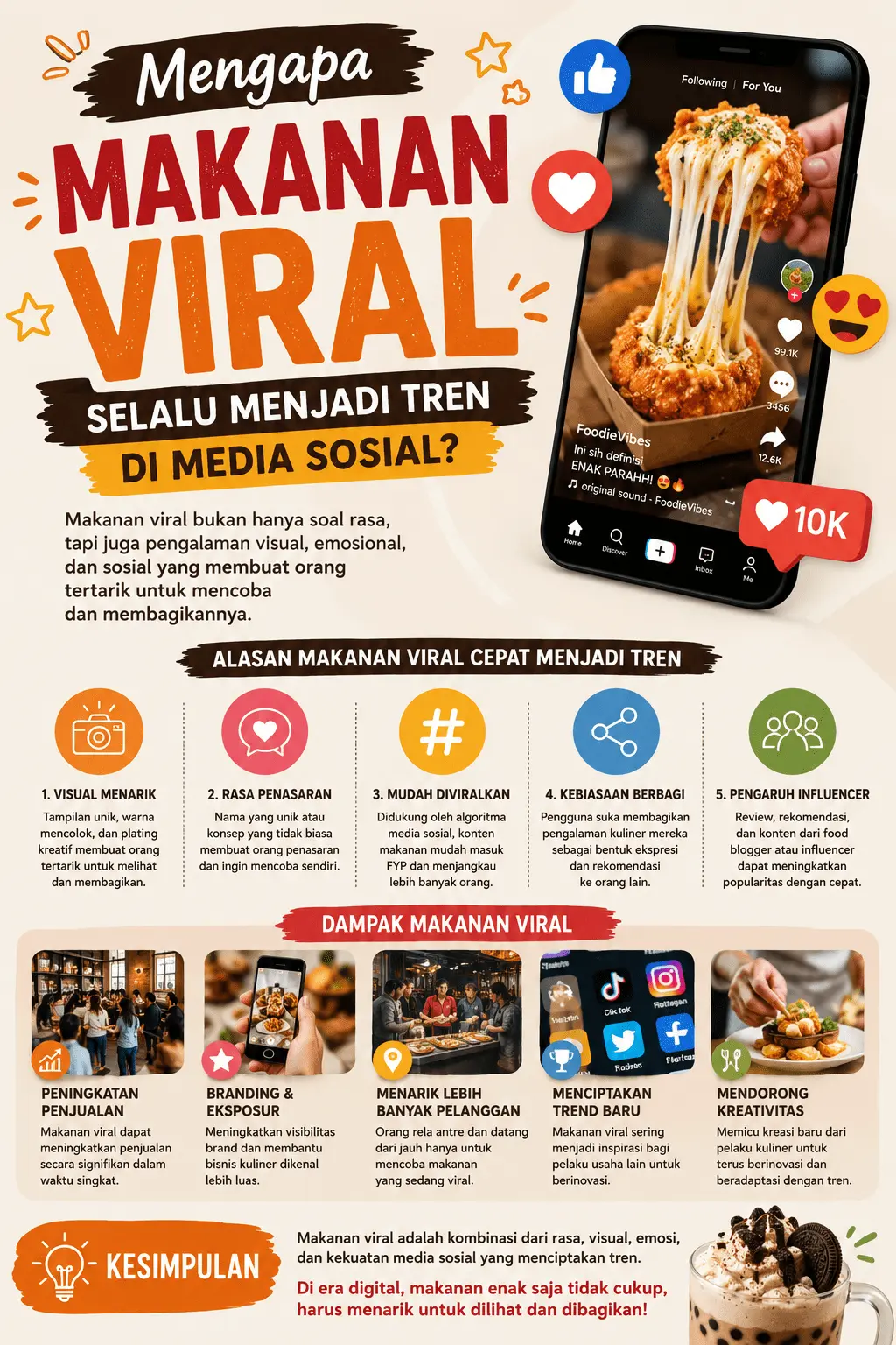 Mengapa Makanan Viral Selalu Menjadi Tren di Media Sosial
