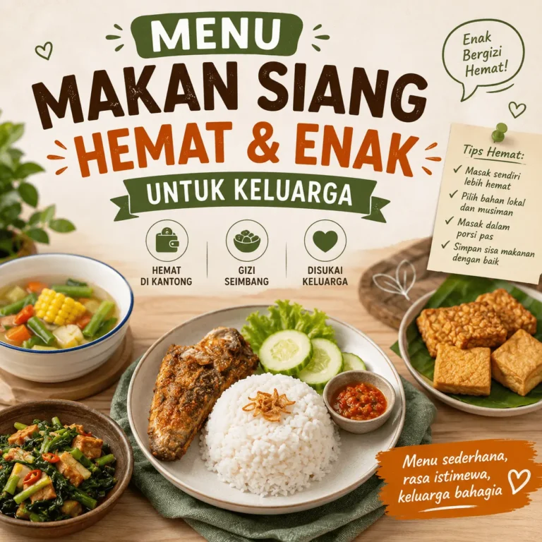 Menu Makan Siang Hemat dan Enak untuk Keluarga